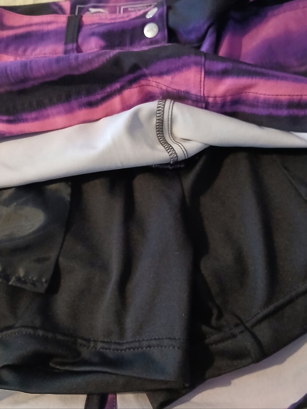 Slazenger womens golf built in shorts pocket Pink & Purple - Picture 3 of 7